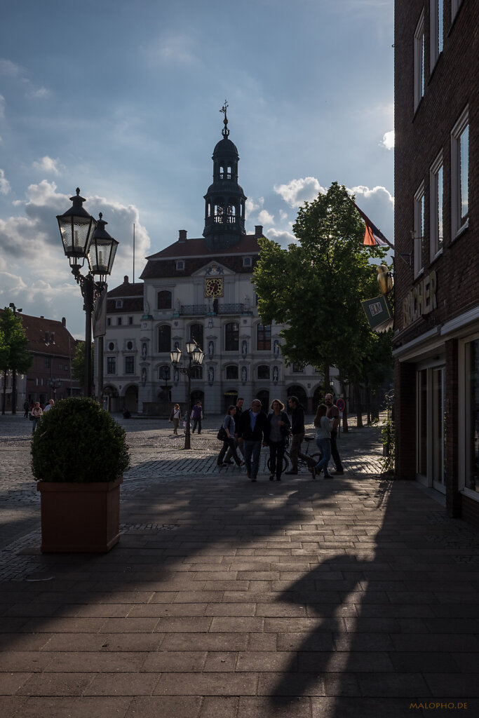 Marktplatz Gegenlicht