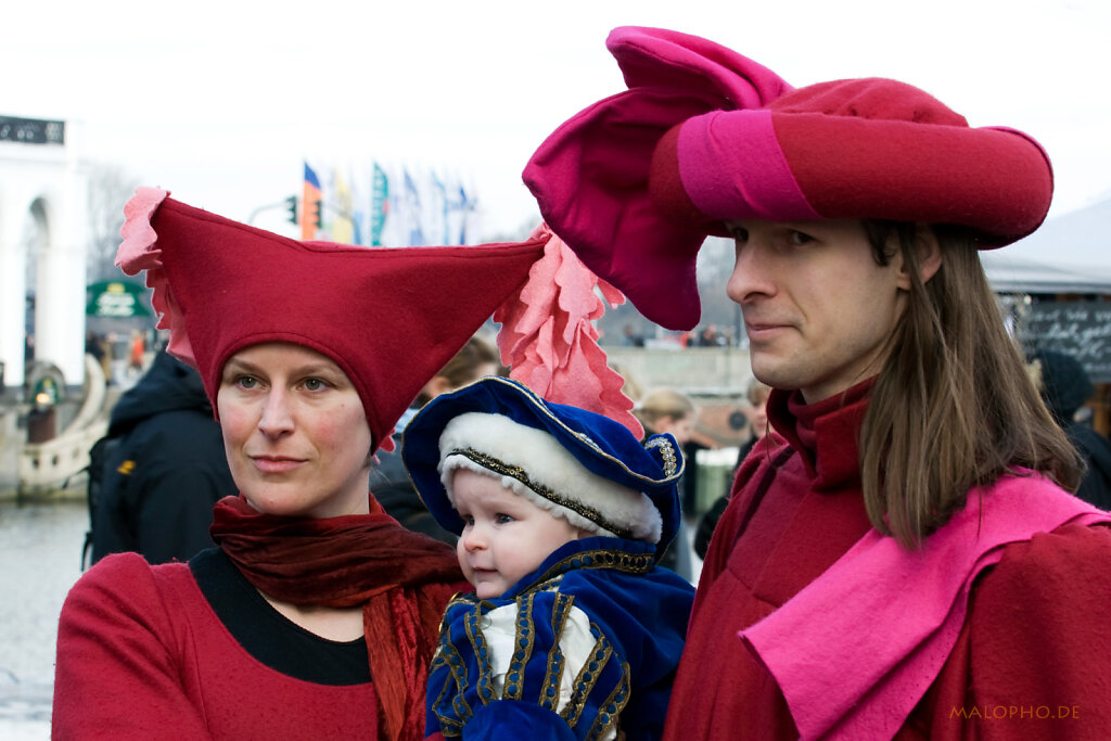 Familie in rot 1