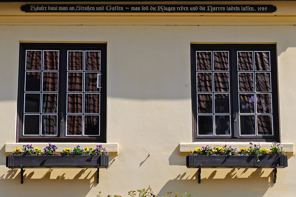 Fensterspruch