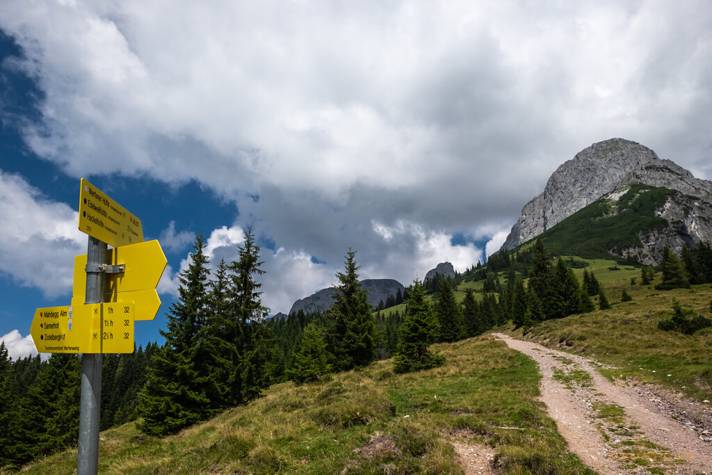 Blick Werfener Hütte